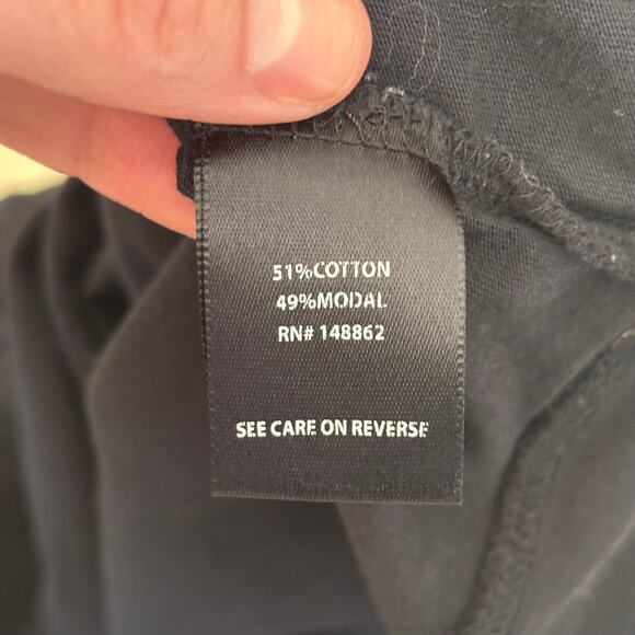 Torrid Shirt Womens Large 0 Black Top Cotton Modal 3/4 Sleeve Soft Thin Basic - Picture 8 of 9